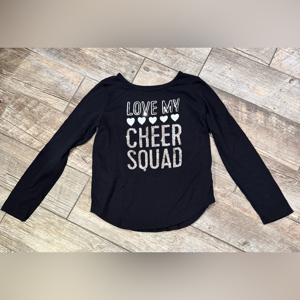 Place Black Long Sleeve Cheer Squad Tee​
